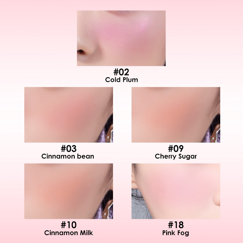 บลัชออนไล่เฉดสีแบบดูอัล