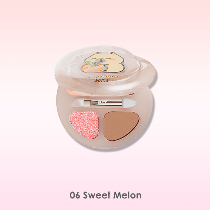 Capybara Four-Color Under-Eye Highlighting  Palette