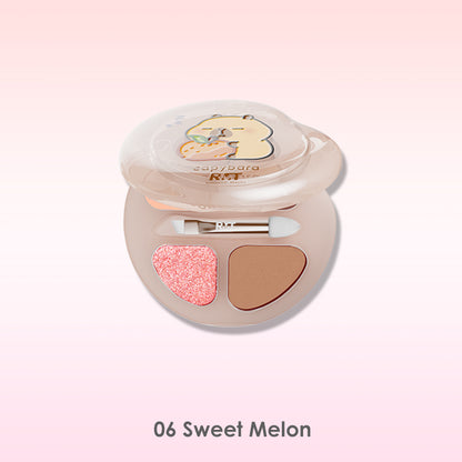 Capybara Four-Color Under-Eye Highlighting  Palette