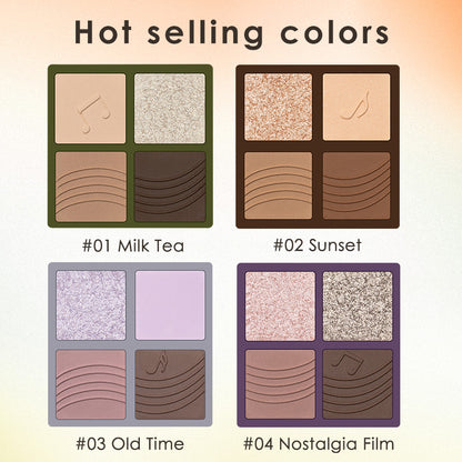Gramophone  Four-Color Eyeshadow Palette