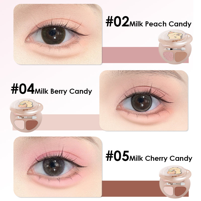 Capybara Four-Color Under-Eye Highlighting  Palette