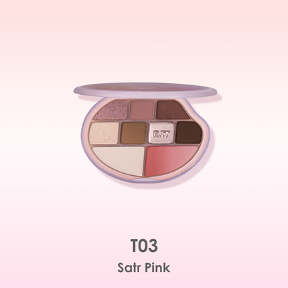 จานสีดอกไม้